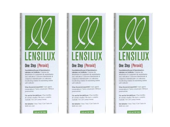 Lensilux One Step Peroxid Platin 3 x 360 ml  inkl. 3 Behälter