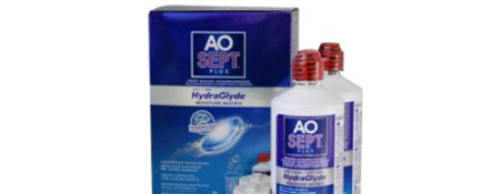Aosept Plus mit HydraGlyde Duopack  (2 x 360 ml  inkl. 2 Behälter)