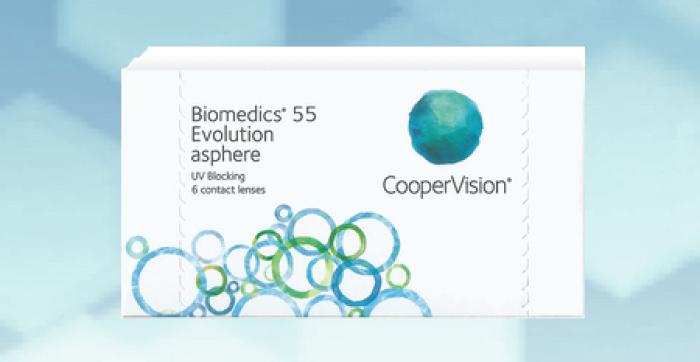 Biomedics 55 Evolution (Minuswerte) 6 Stk.