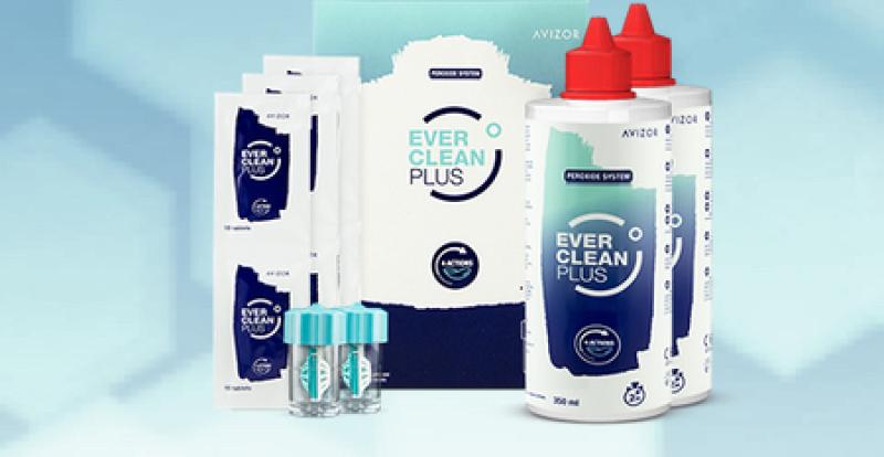 Avizor EverClean PLUS  4x 350ml + 180 Tabletten incl. 4 Behälter
