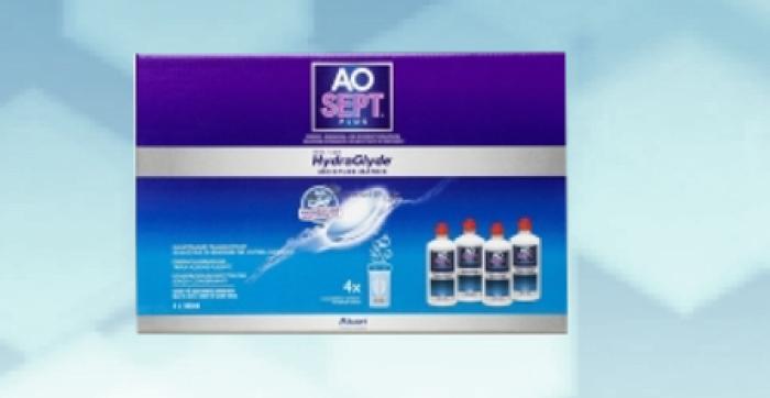 Aosept Plus mit HydraGlyde Vorratspack (4x360 ml  inkl. 4 Behälter)
